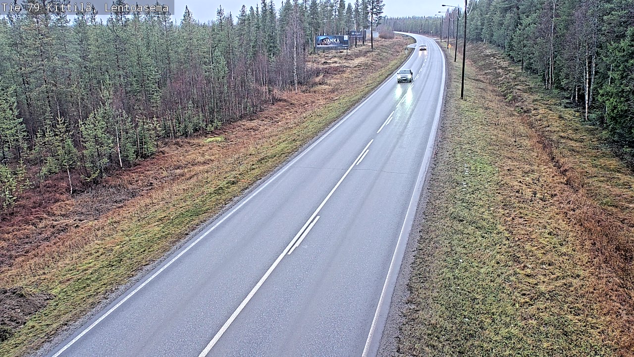 Kelikamerat Kuva Tie 79 Kittilä, Lentoasema, Kittilä, Lappi