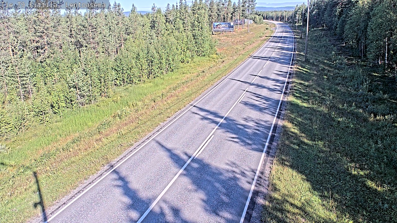 Weather Camera Image Road 79 Kittilä, Lentoasema, Kittilä, Lappi