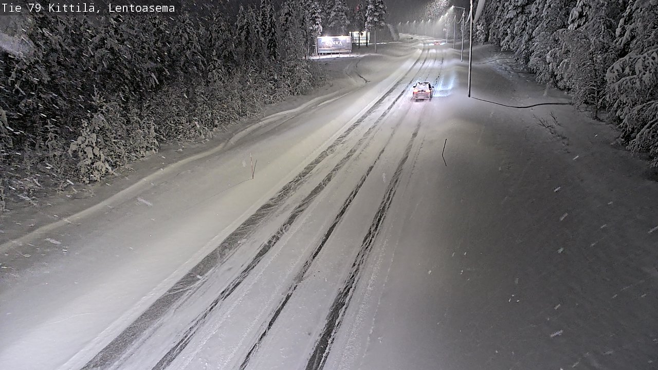 Kelikamerat Kuva Tie 79 Kittilä, Lentoasema, Kittilä, Lappi