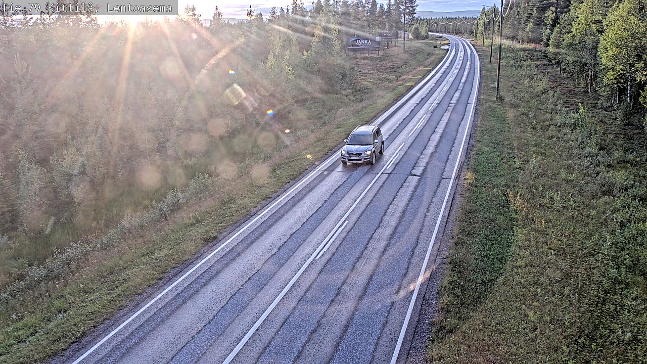 Kelikamerat Kuva Tie 79 Kittilä, Lentoasema, Kittilä, Lappi