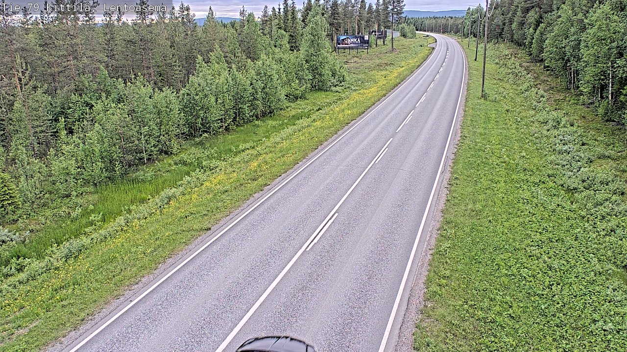 Kelikamerat Kuva Tie 79 Kittilä, Lentoasema, Kittilä, Lappi