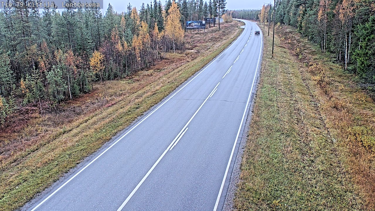 Kelikamerat Kuva Tie 79 Kittilä, Lentoasema, Kittilä, Lappi