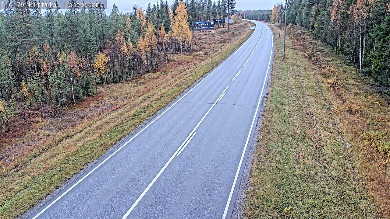 Kelikamerat Kuva Tie 79 Kittilä, Lentoasema, Kittilä, Lappi