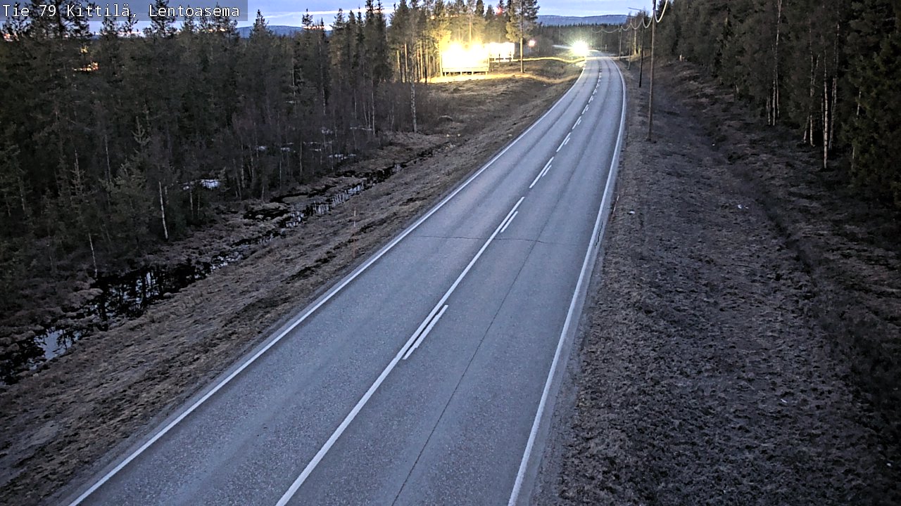Weather Camera Image Road 79 Kittilä, Lentoasema, Kittilä, Lappi