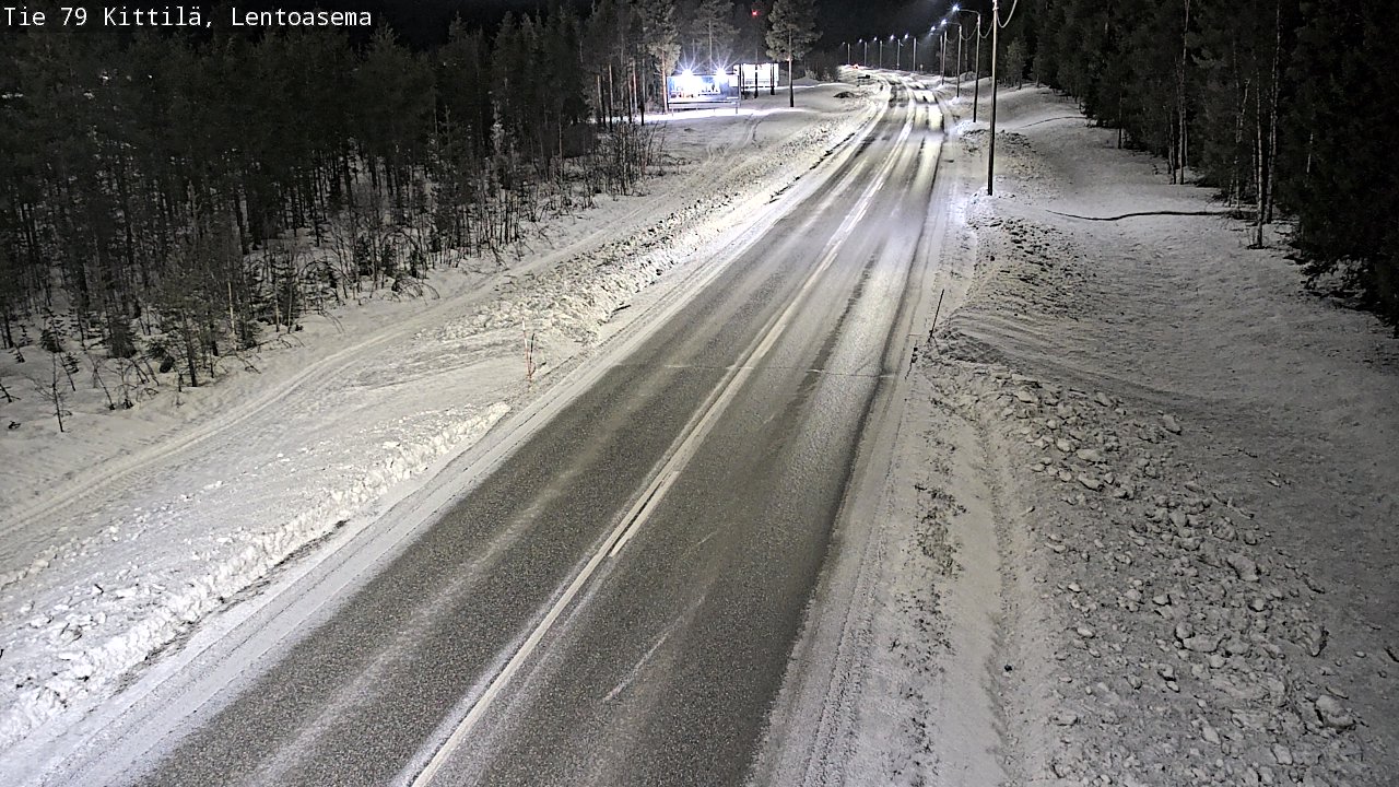 Kelikamerat Kuva Tie 79 Kittilä, Lentoasema, Kittilä, Lappi