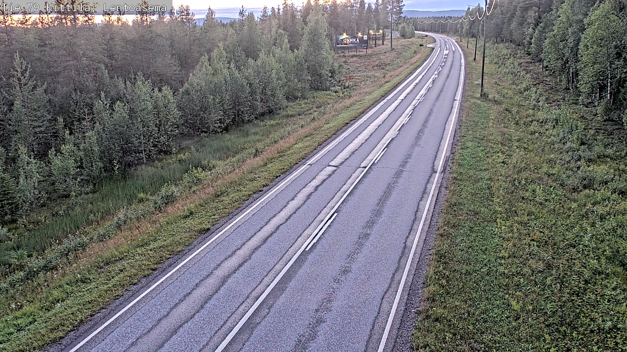 Kelikamerat Kuva Tie 79 Kittilä, Lentoasema, Kittilä, Lappi