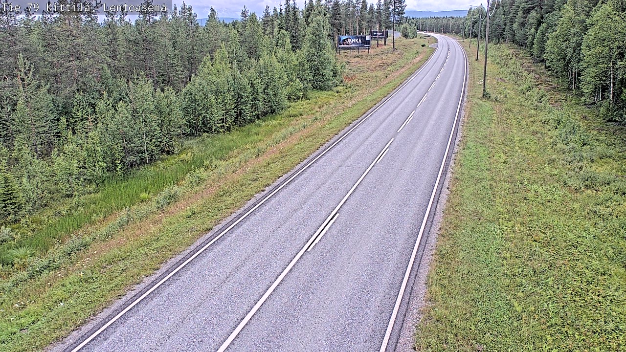 Kelikamerat Kuva Tie 79 Kittilä, Lentoasema, Kittilä, Lappi