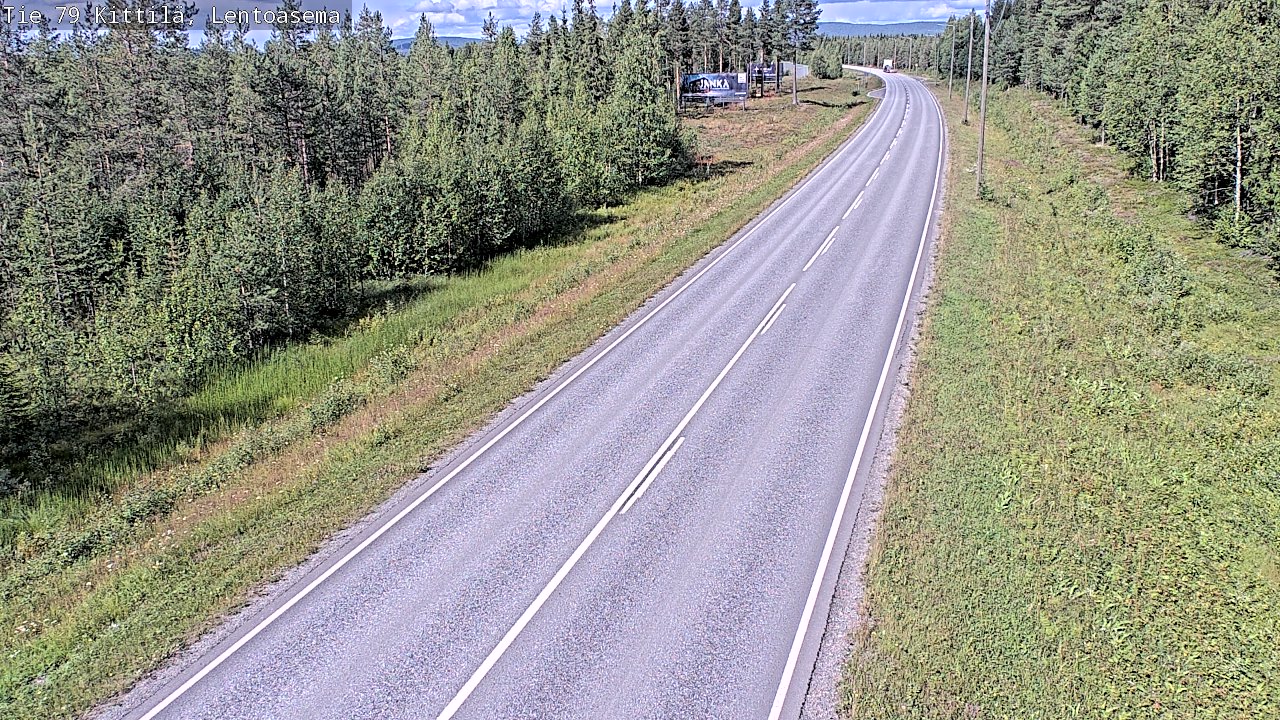 Weather Camera Image Road 79 Kittilä, Lentoasema, Kittilä, Lappi