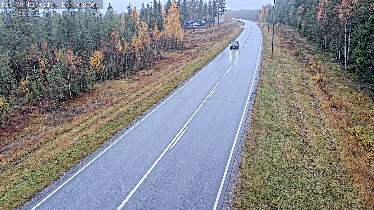 Kelikamerat Kuva Tie 79 Kittilä, Lentoasema, Kittilä, Lappi