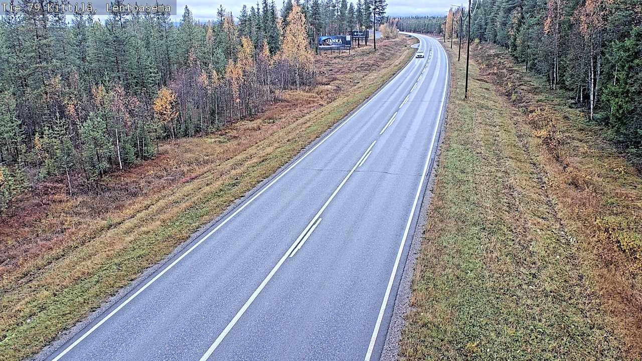 Weather Camera Image Road 79 Kittilä, Lentoasema, Kittilä, Lappi