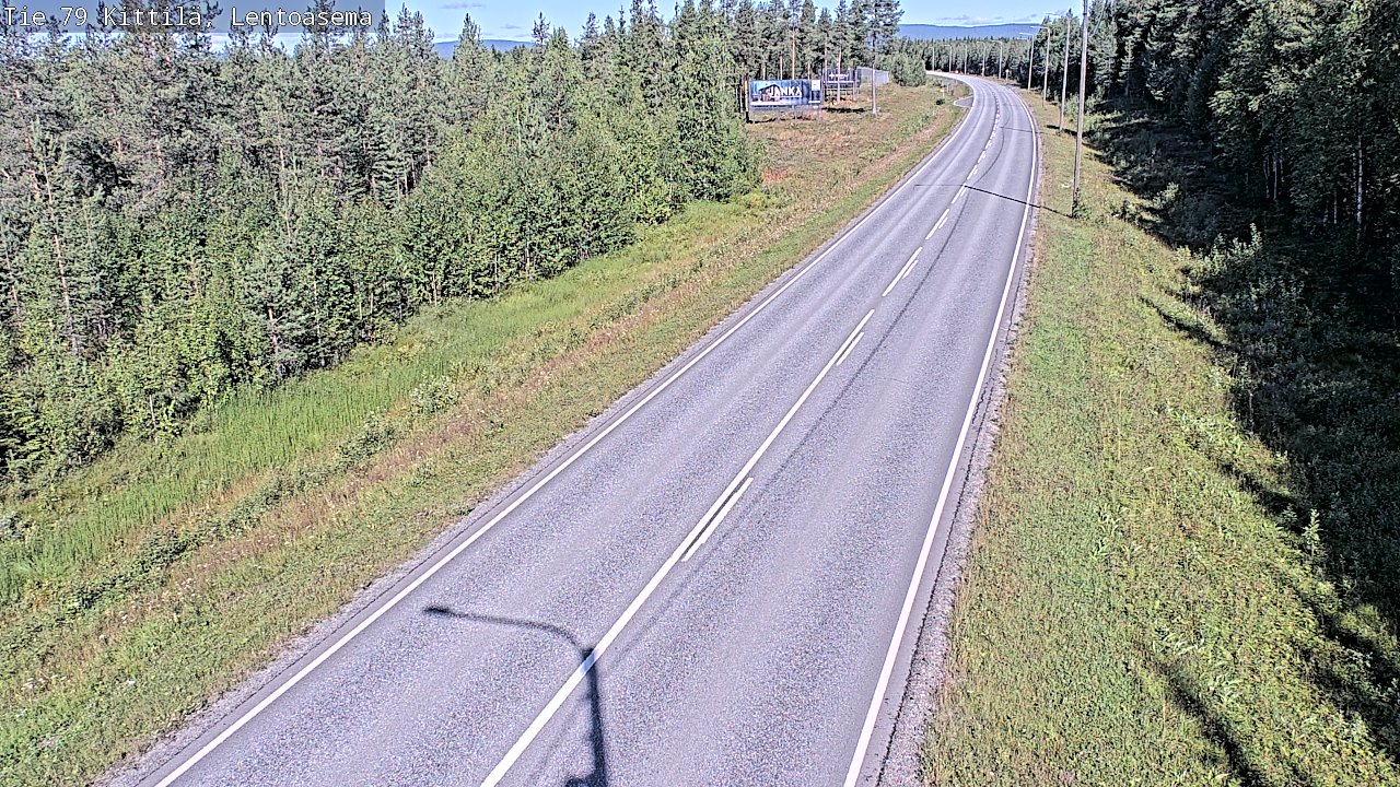 Weather Camera Image Road 79 Kittilä, Lentoasema, Kittilä, Lappi