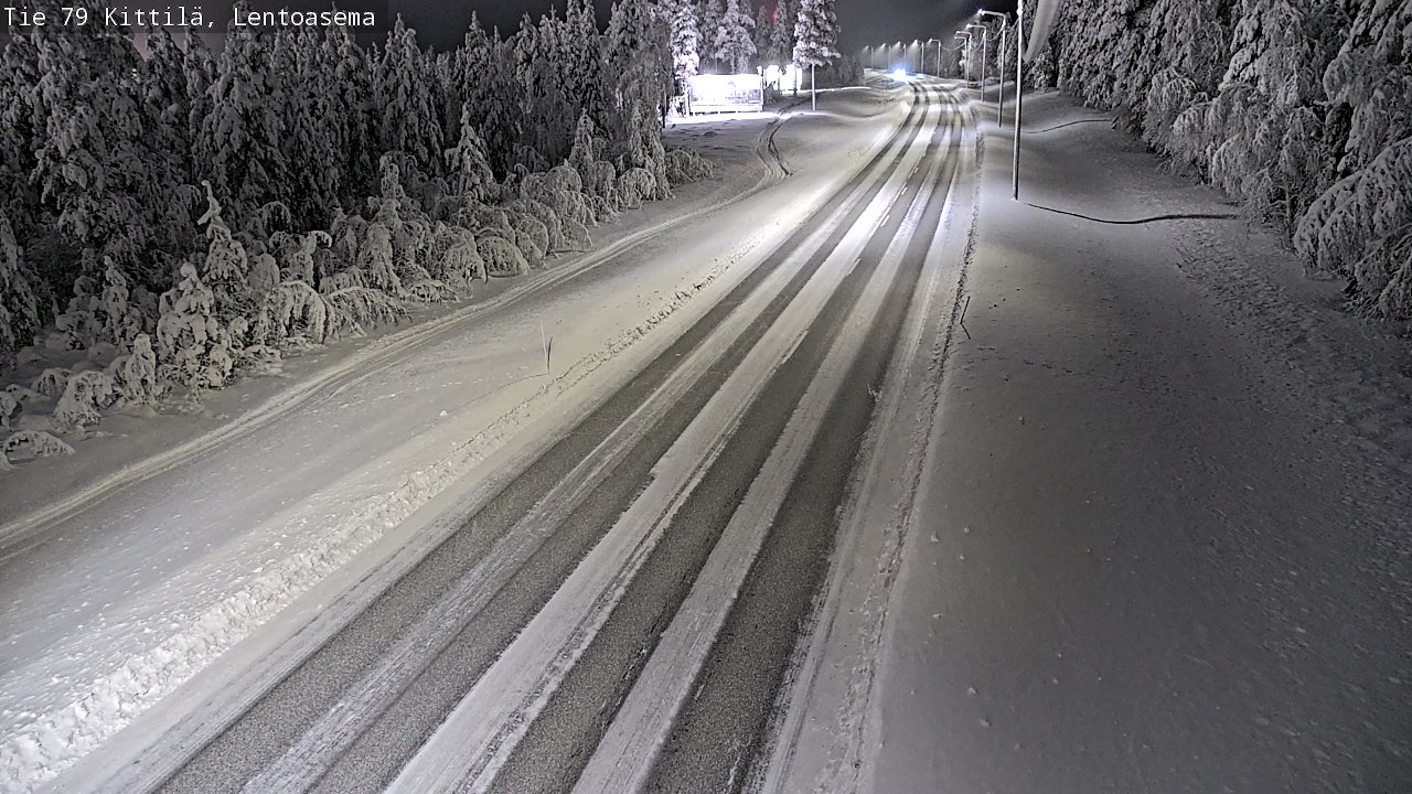 Kelikamerat Kuva Tie 79 Kittilä, Lentoasema, Kittilä, Lappi