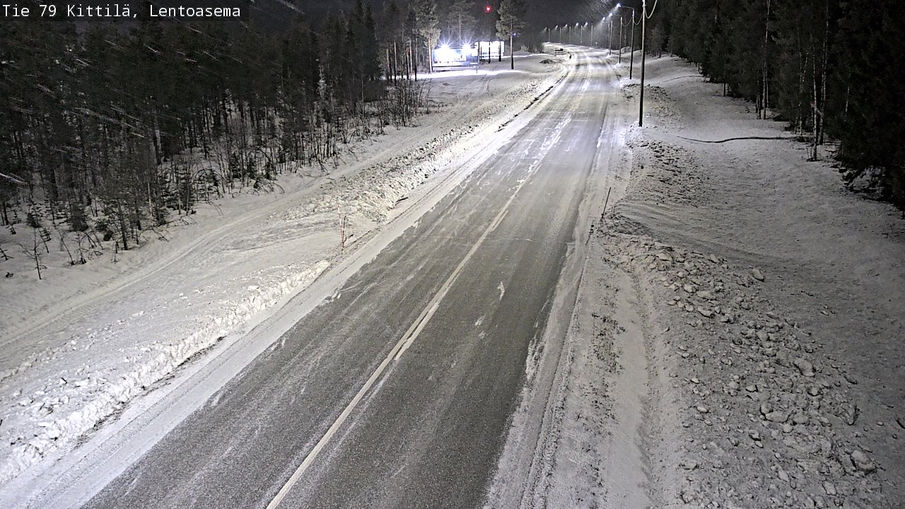 Kelikamerat Kuva Tie 79 Kittilä, Lentoasema, Kittilä, Lappi