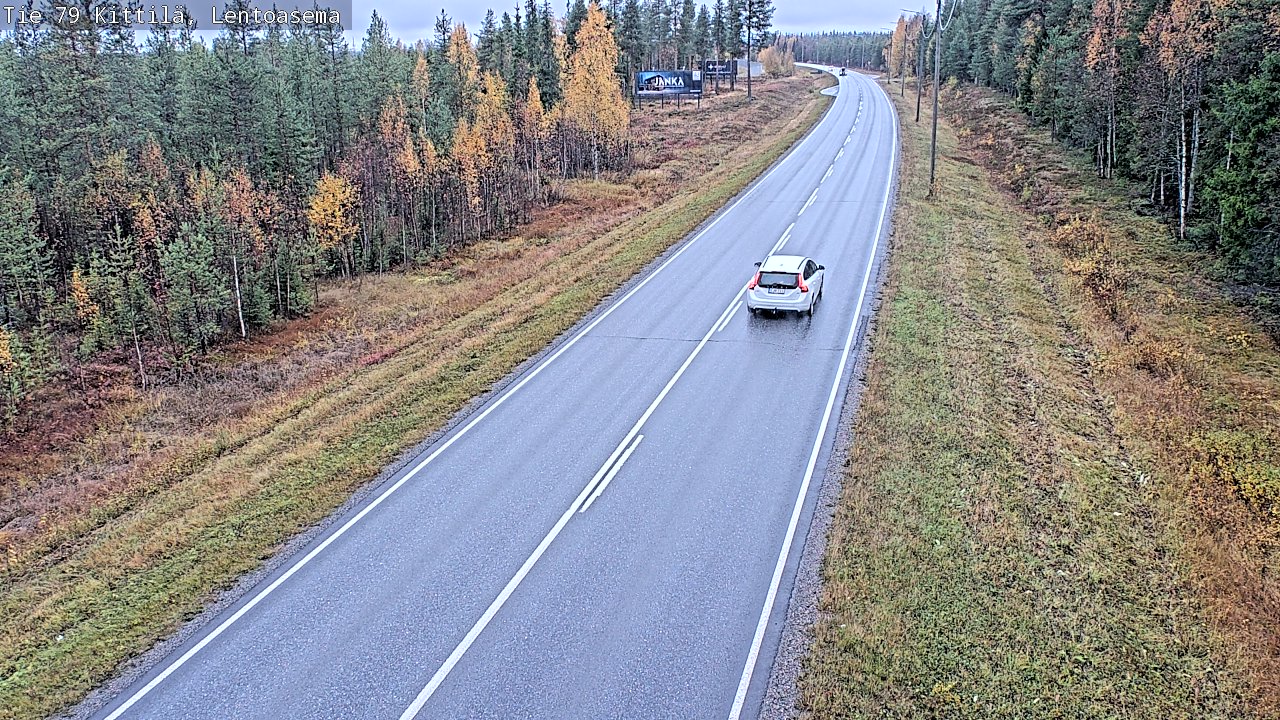 Kelikamerat Kuva Tie 79 Kittilä, Lentoasema, Kittilä, Lappi