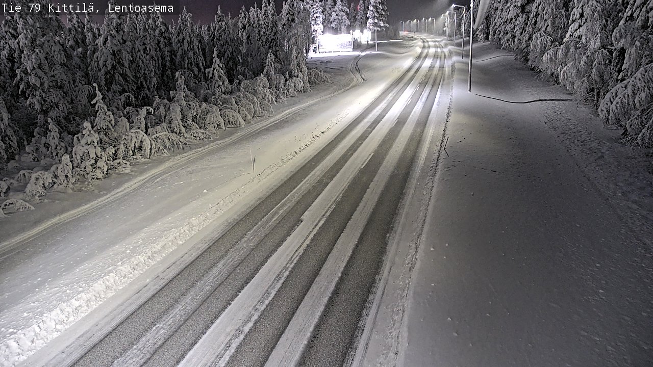 Kelikamerat Kuva Tie 79 Kittilä, Lentoasema, Kittilä, Lappi