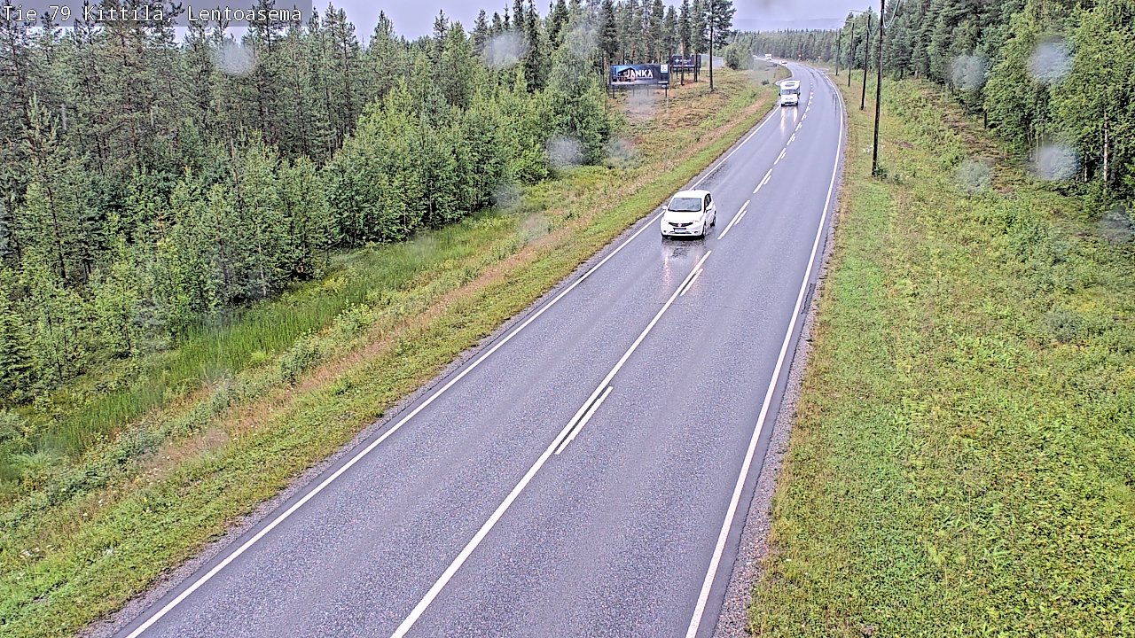 Kelikamerat Kuva Tie 79 Kittilä, Lentoasema, Kittilä, Lappi