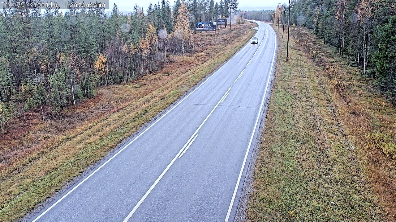 Weather Camera Image Road 79 Kittilä, Lentoasema, Kittilä, Lappi