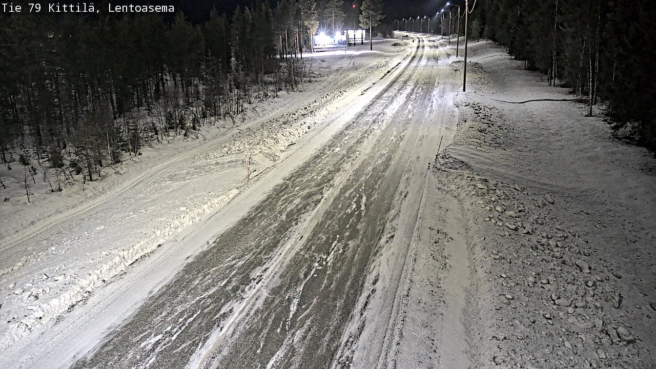 Kelikamerat Kuva Tie 79 Kittilä, Lentoasema, Kittilä, Lappi