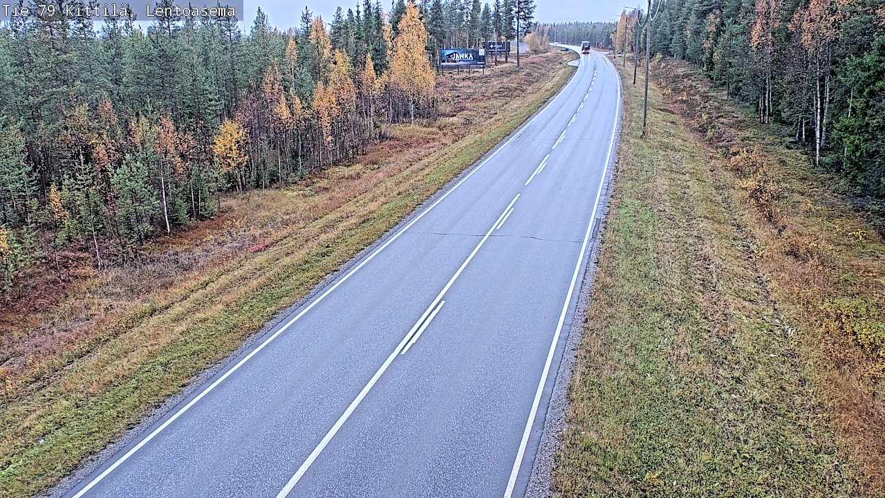 Kelikamerat Kuva Tie 79 Kittilä, Lentoasema, Kittilä, Lappi