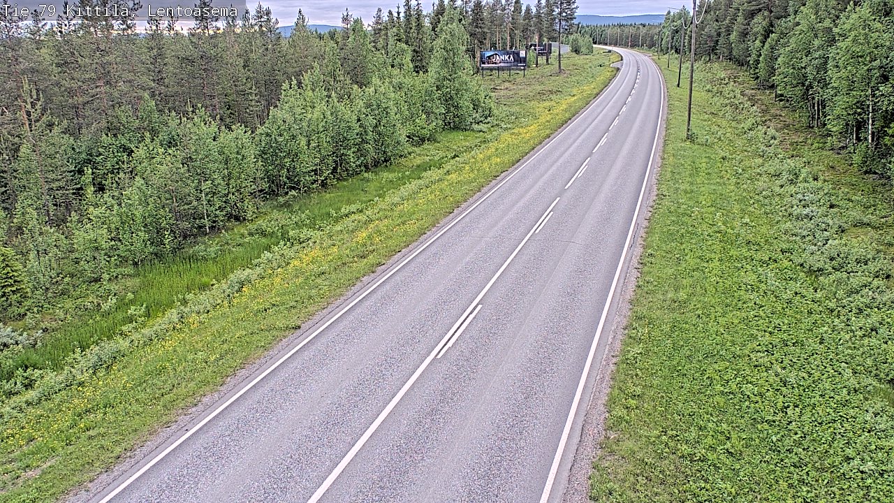 Kelikamerat Kuva Tie 79 Kittilä, Lentoasema, Kittilä, Lappi