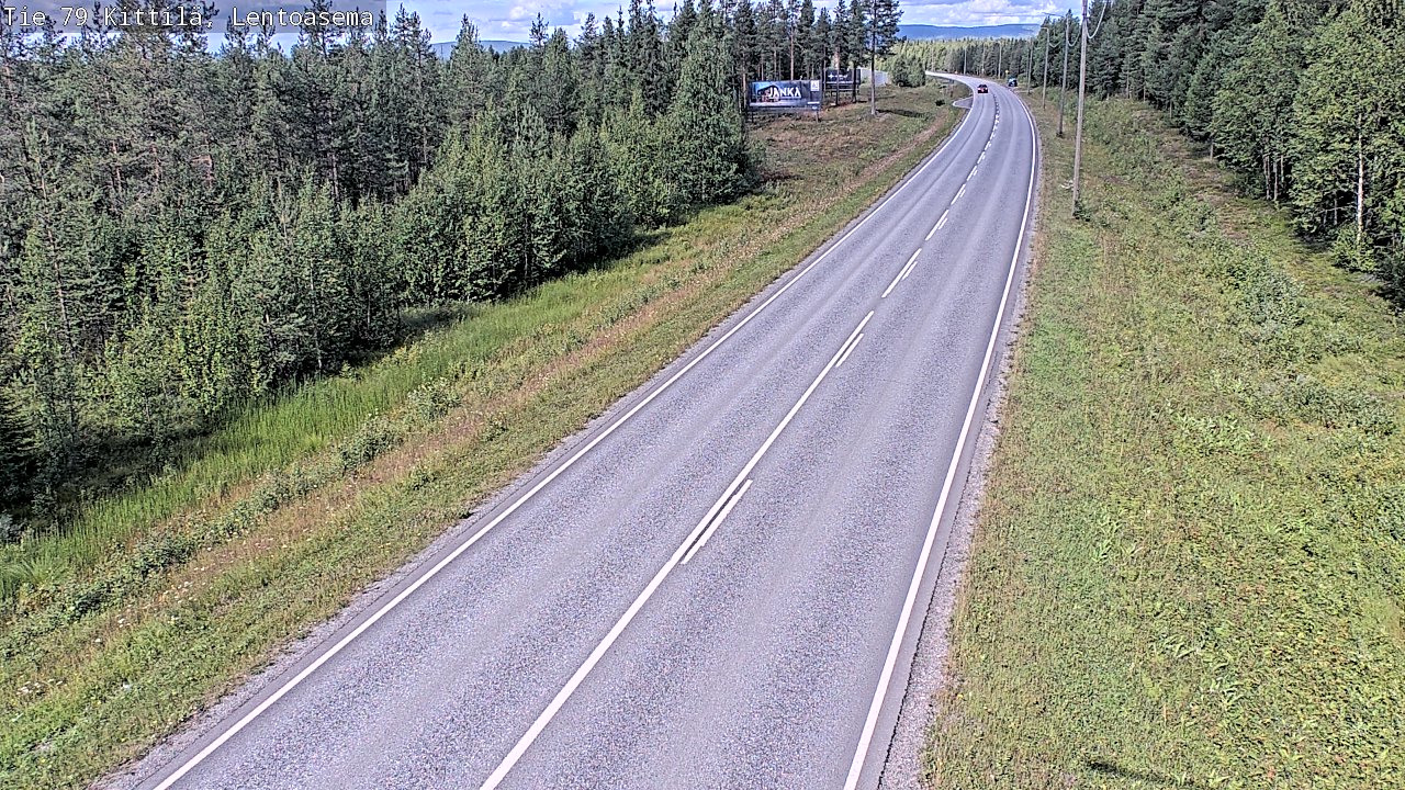 Weather Camera Image Road 79 Kittilä, Lentoasema, Kittilä, Lappi