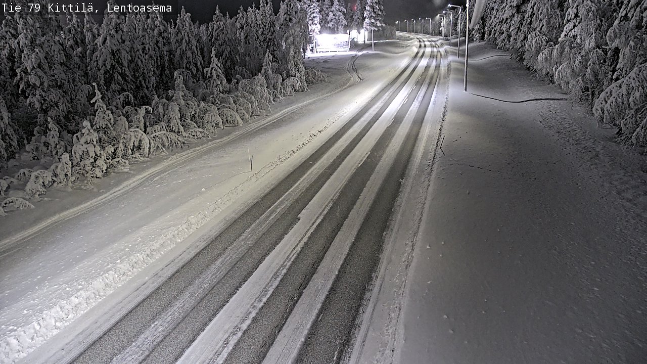 Kelikamerat Kuva Tie 79 Kittilä, Lentoasema, Kittilä, Lappi