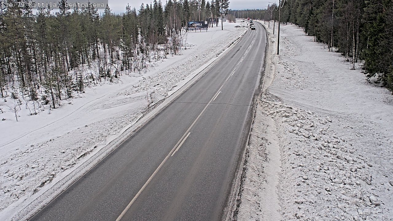 Weather Camera Image Road 79 Kittilä, Lentoasema, Kittilä, Lappi