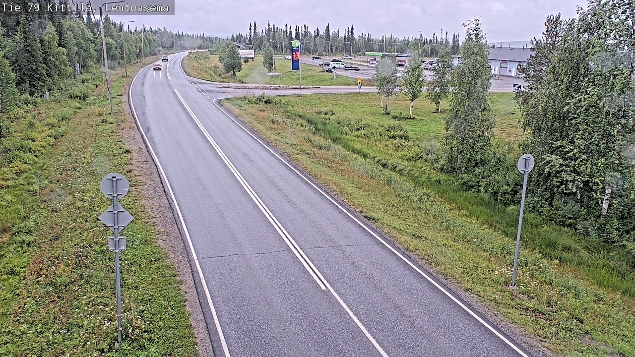 Kelikamerat Kuva Tie 79 Kittilä, Lentoasema, Kittilä, Lappi