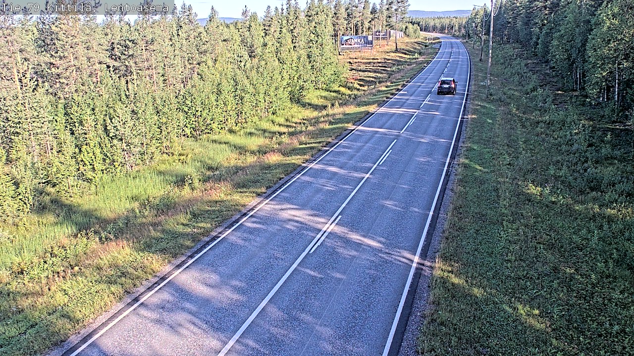 Weather Camera Image Road 79 Kittilä, Lentoasema, Kittilä, Lappi