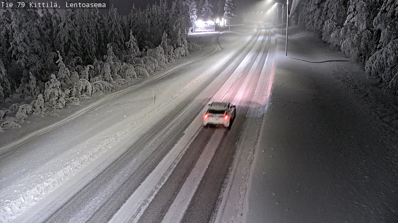 Kelikamerat Kuva Tie 79 Kittilä, Lentoasema, Kittilä, Lappi