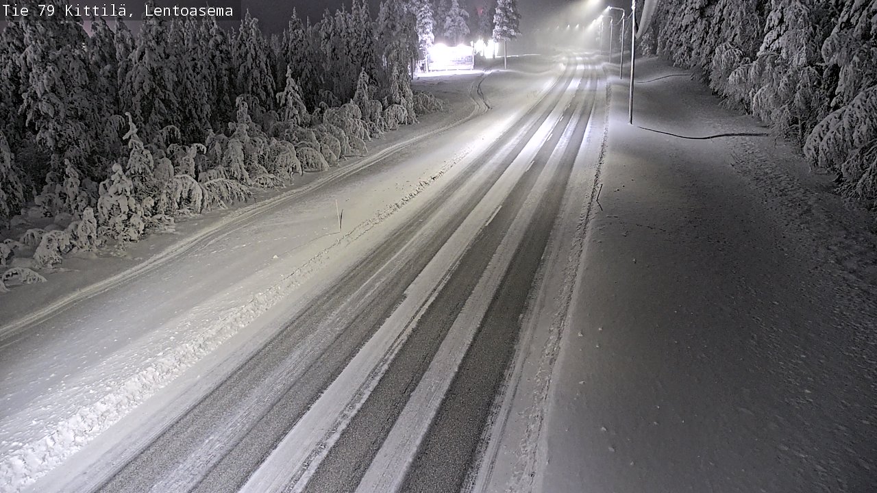 Kelikamerat Kuva Tie 79 Kittilä, Lentoasema, Kittilä, Lappi