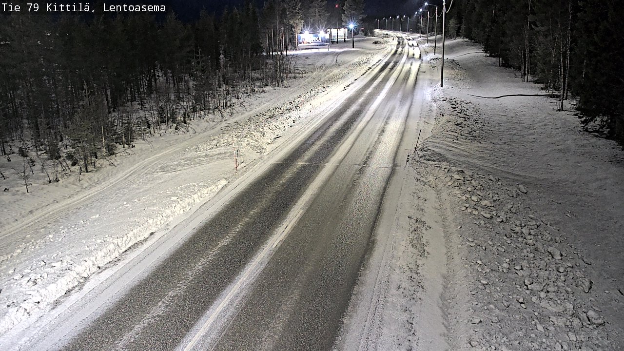 Kelikamerat Kuva Tie 79 Kittilä, Lentoasema, Kittilä, Lappi