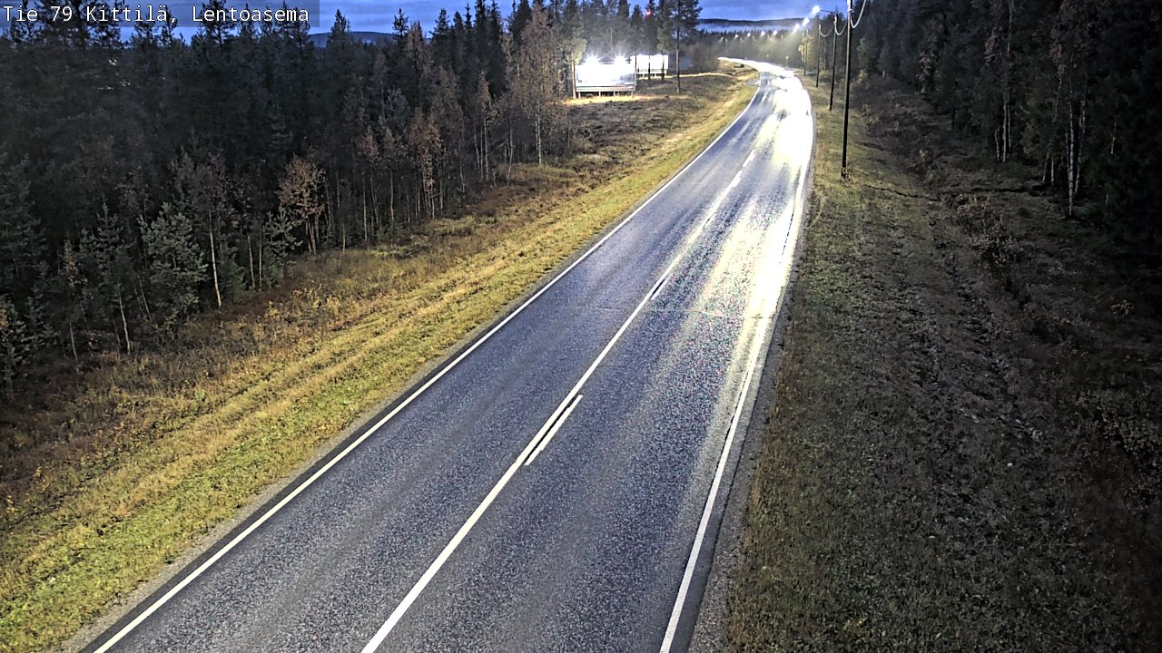 Kelikamerat Kuva Tie 79 Kittilä, Lentoasema, Kittilä, Lappi