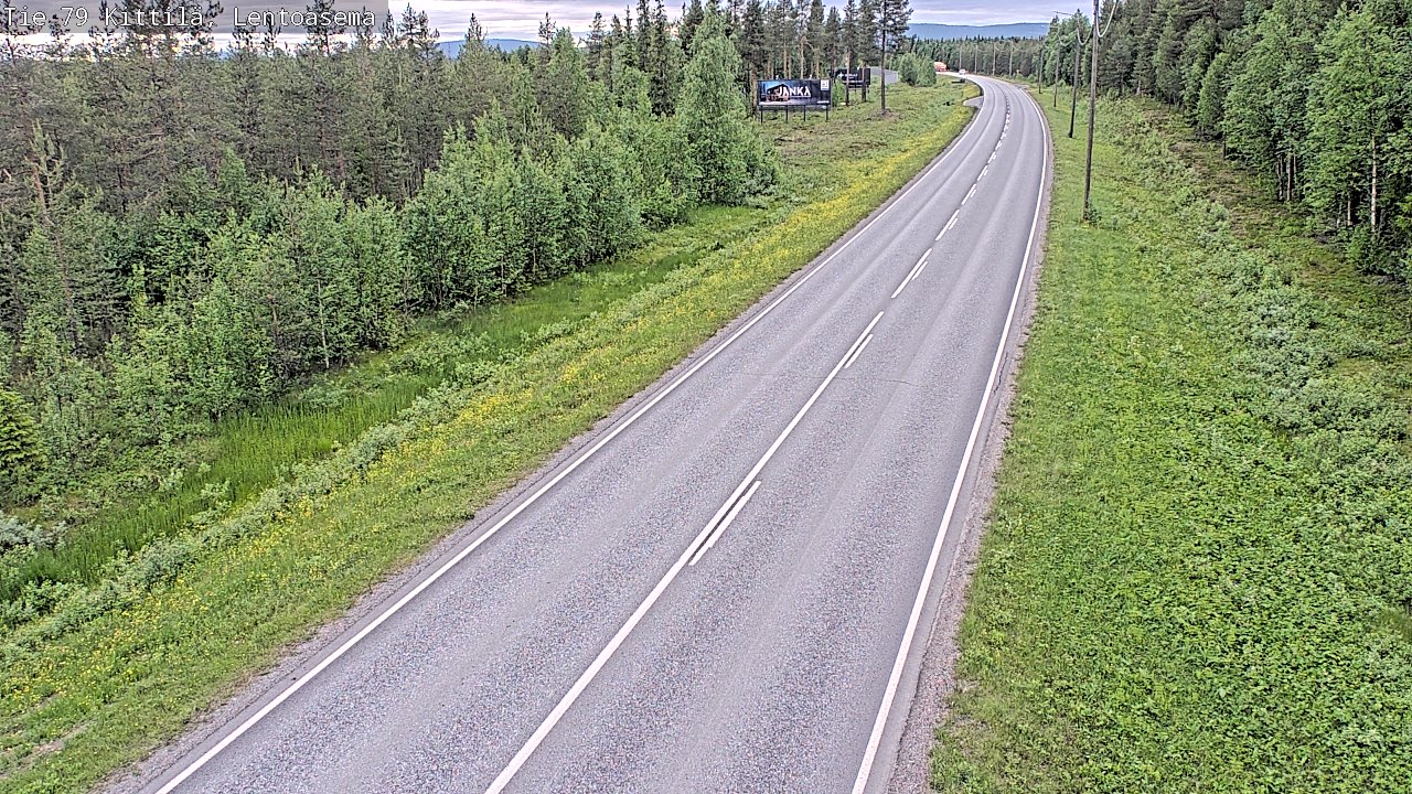 Kelikamerat Kuva Tie 79 Kittilä, Lentoasema, Kittilä, Lappi