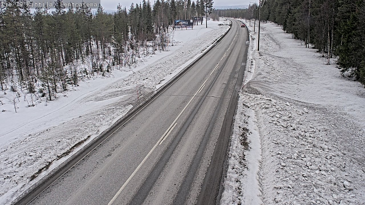 Kelikamerat Kuva Tie 79 Kittilä, Lentoasema, Kittilä, Lappi