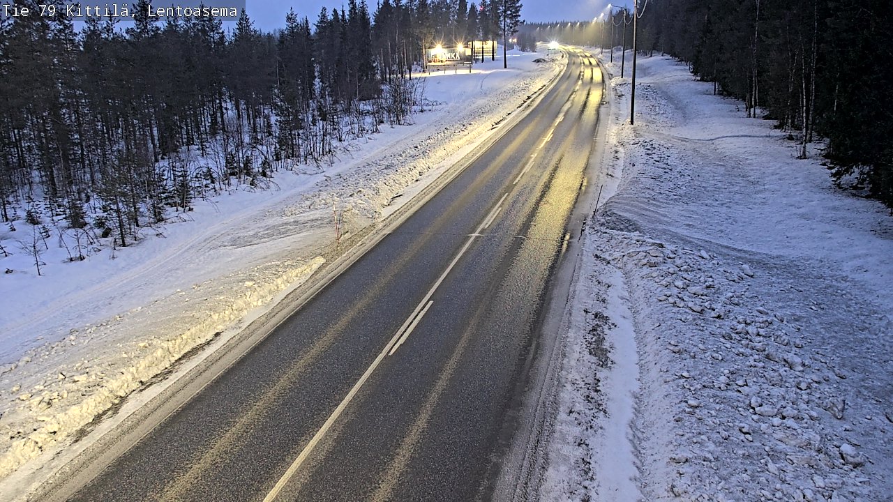 Kelikamerat Kuva Tie 79 Kittilä, Lentoasema, Kittilä, Lappi