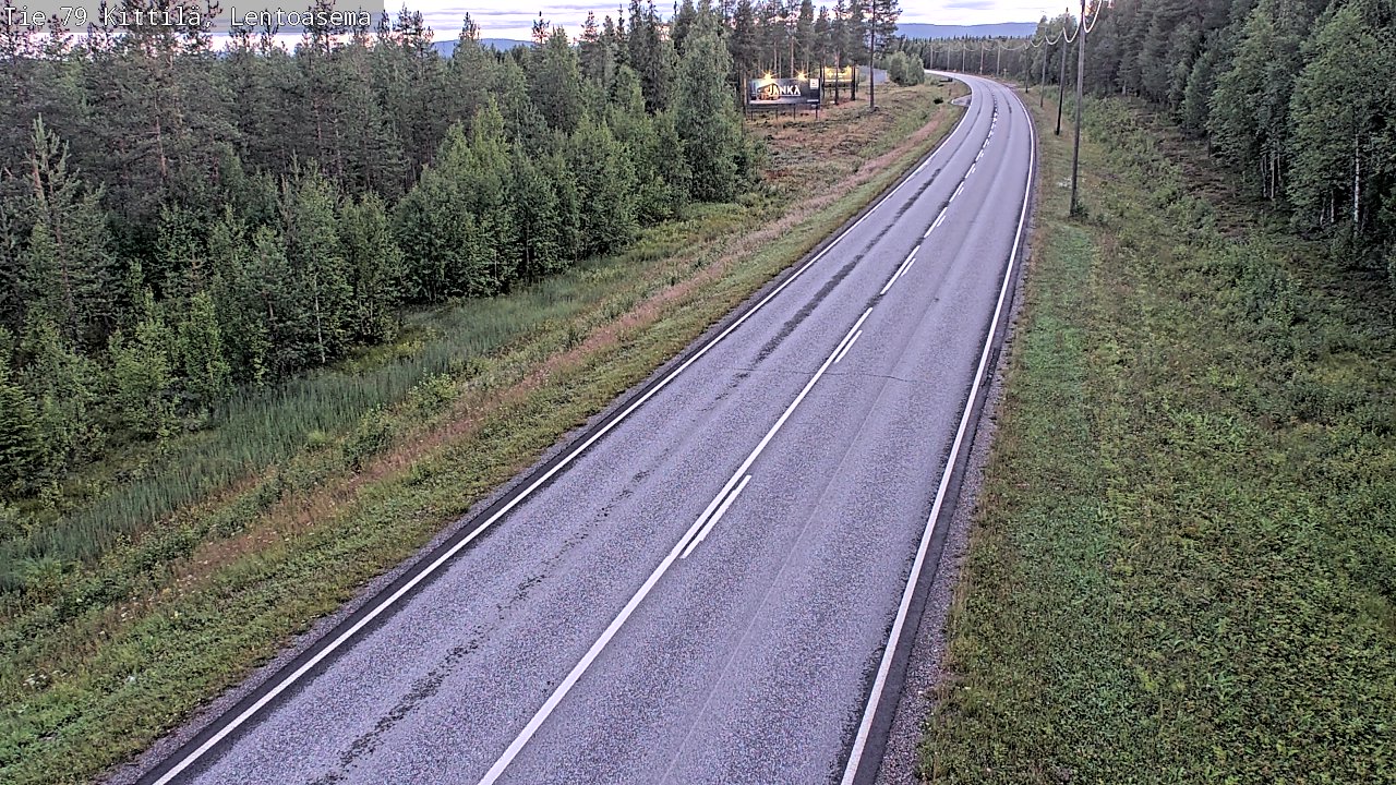 Kelikamerat Kuva Tie 79 Kittilä, Lentoasema, Kittilä, Lappi