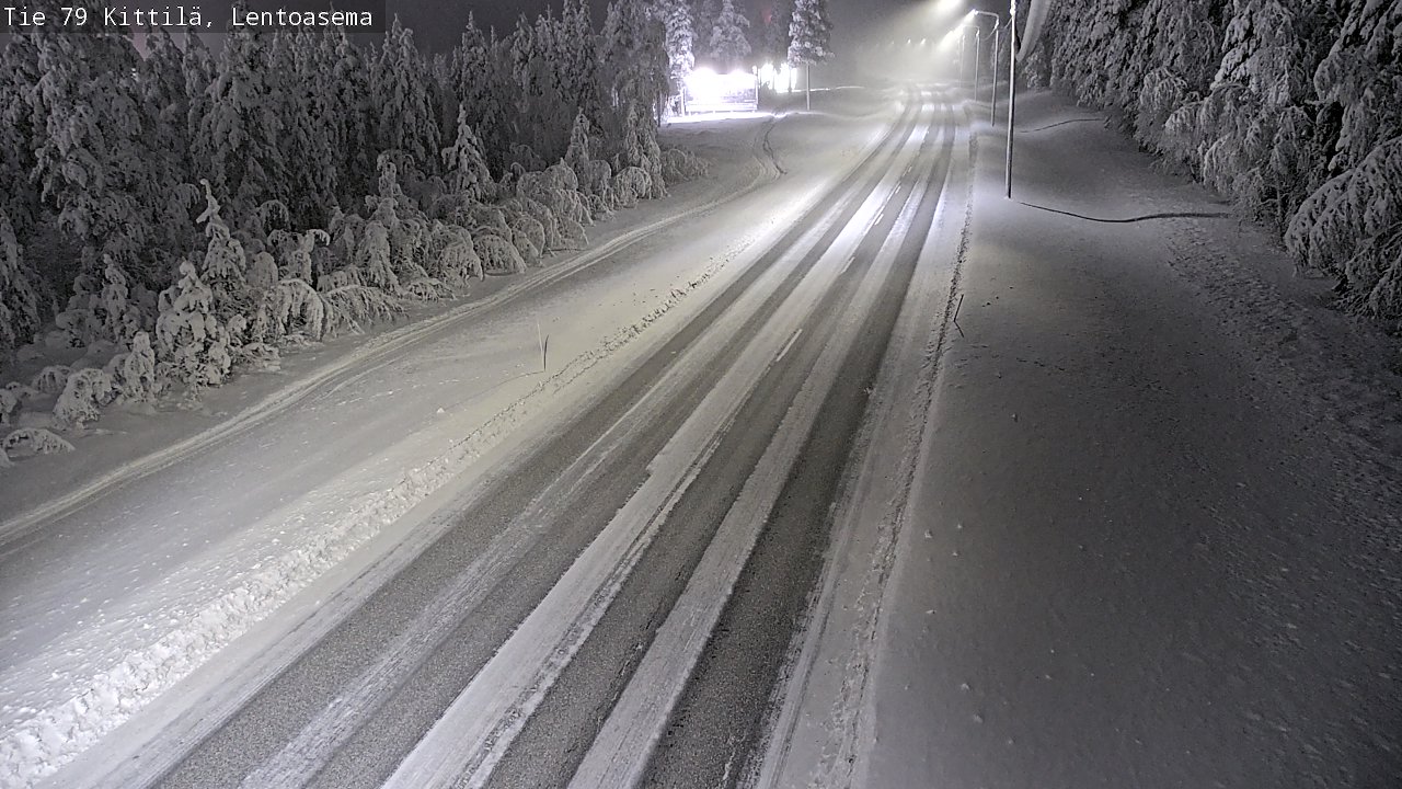 Kelikamerat Kuva Tie 79 Kittilä, Lentoasema, Kittilä, Lappi