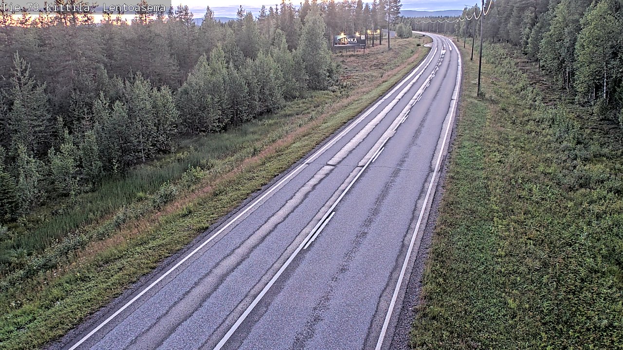 Kelikamerat Kuva Tie 79 Kittilä, Lentoasema, Kittilä, Lappi