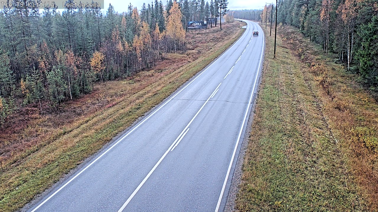 Kelikamerat Kuva Tie 79 Kittilä, Lentoasema, Kittilä, Lappi