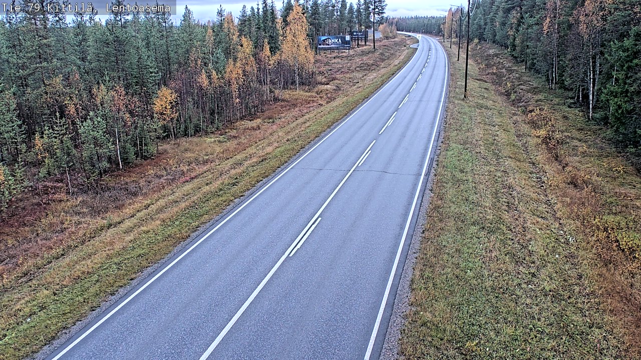 Kelikamerat Kuva Tie 79 Kittilä, Lentoasema, Kittilä, Lappi