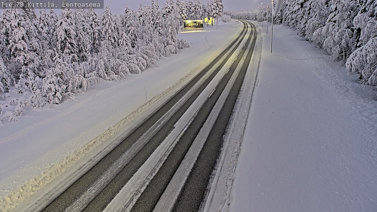 Kelikamerat Kuva Tie 79 Kittilä, Lentoasema, Kittilä, Lappi