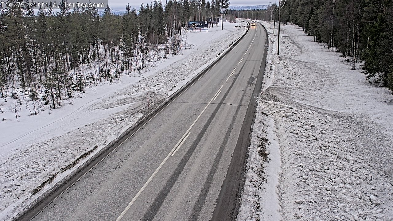 Kelikamerat Kuva Tie 79 Kittilä, Lentoasema, Kittilä, Lappi