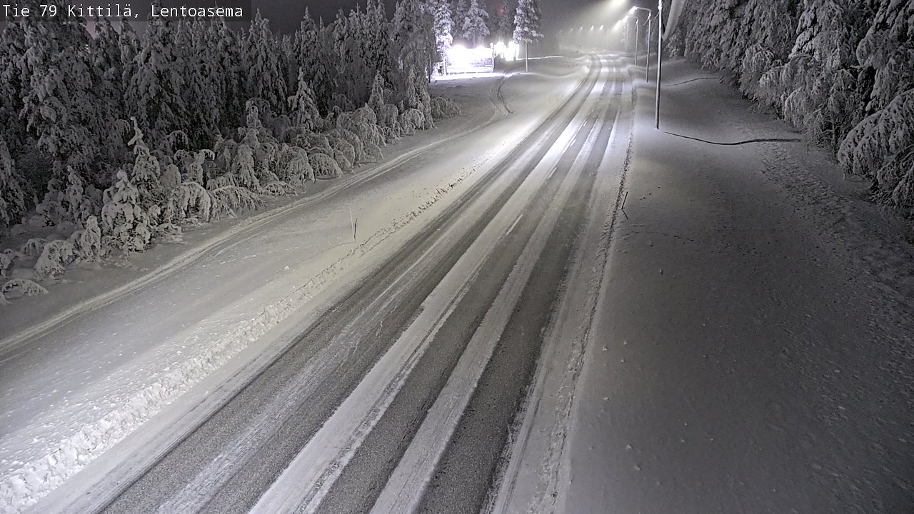 Kelikamerat Kuva Tie 79 Kittilä, Lentoasema, Kittilä, Lappi