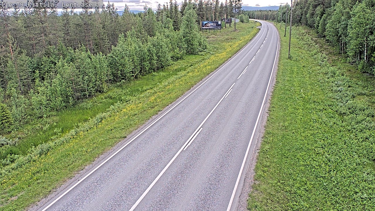 Kelikamerat Kuva Tie 79 Kittilä, Lentoasema, Kittilä, Lappi