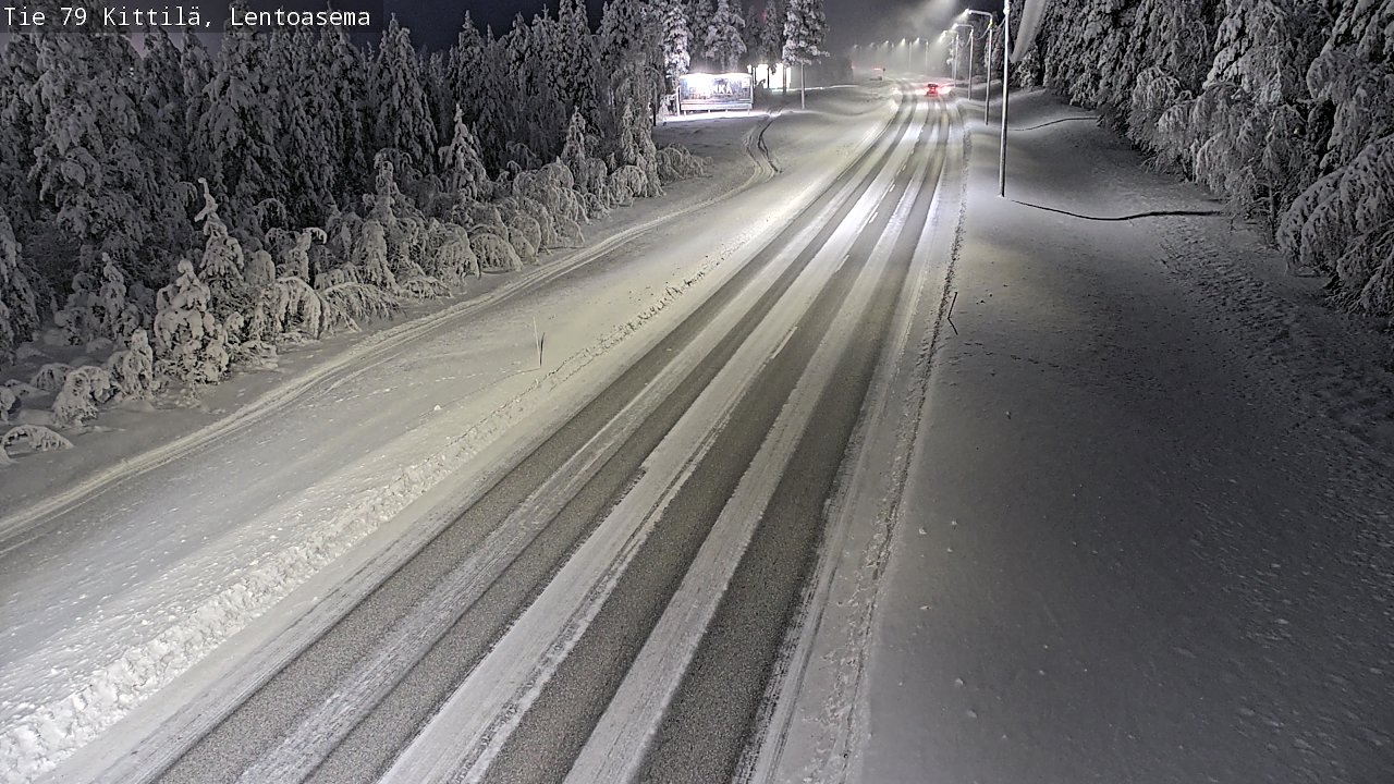 Kelikamerat Kuva Tie 79 Kittilä, Lentoasema, Kittilä, Lappi