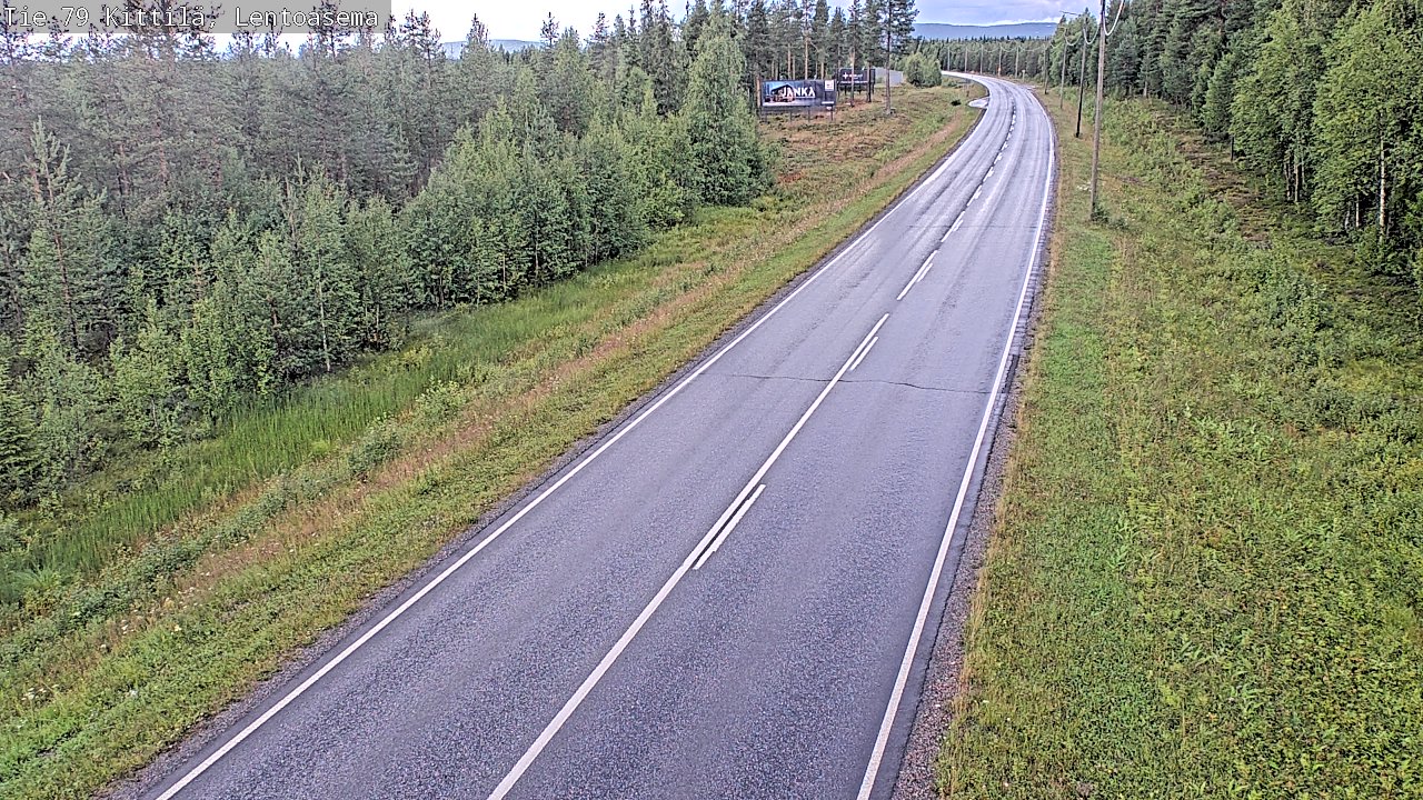 Kelikamerat Kuva Tie 79 Kittilä, Lentoasema, Kittilä, Lappi