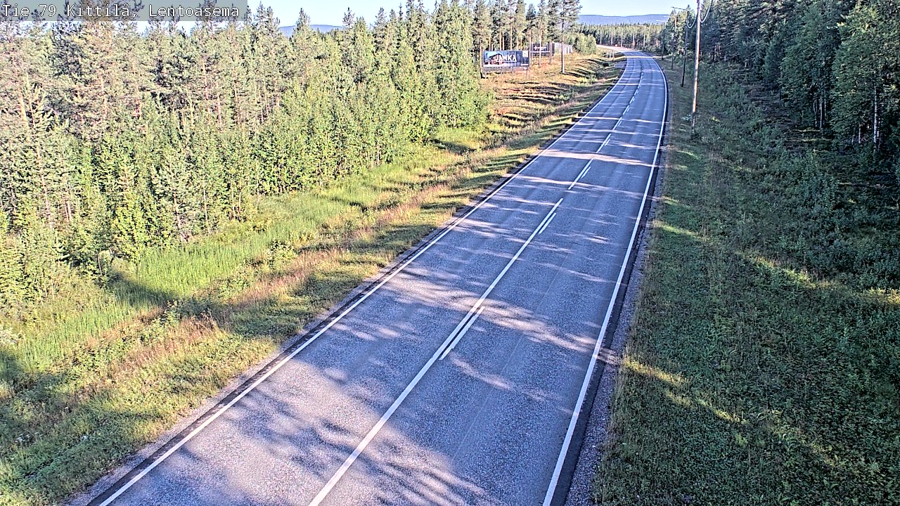 Weather Camera Image Road 79 Kittilä, Lentoasema, Kittilä, Lappi
