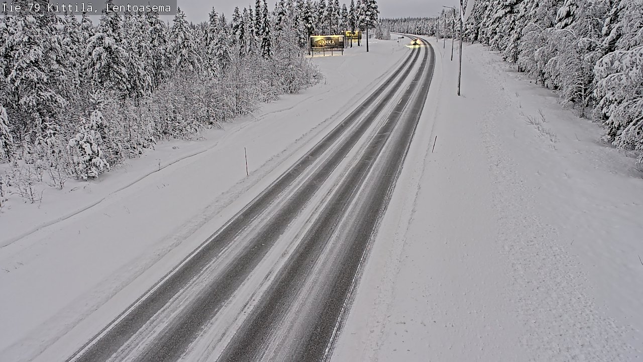 Weather Camera Image Road 79 Kittilä, Lentoasema, Kittilä, Lappi