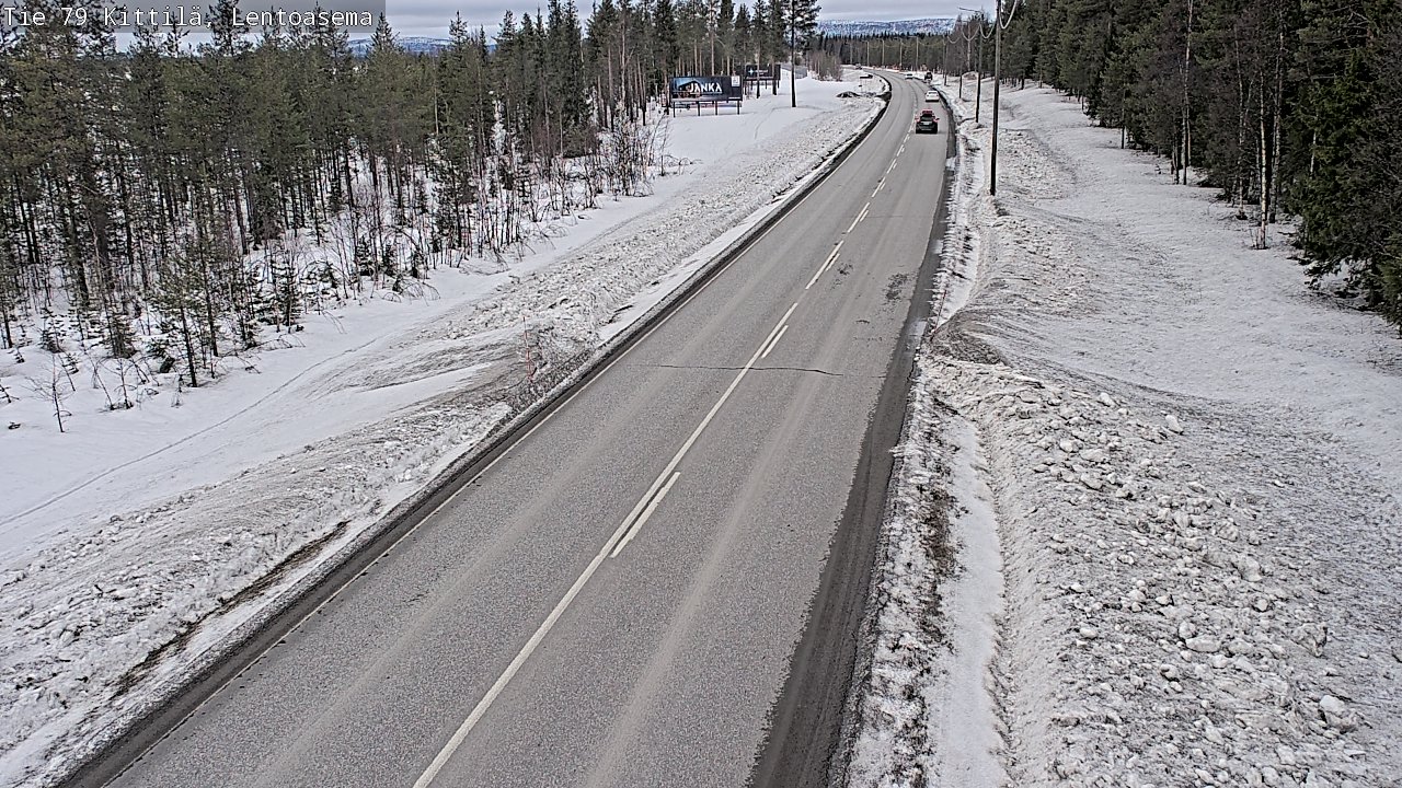 Kelikamerat Kuva Tie 79 Kittilä, Lentoasema, Kittilä, Lappi
